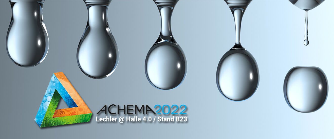 Lechler @ Achema 2022, Halle 4.0, Stand B23