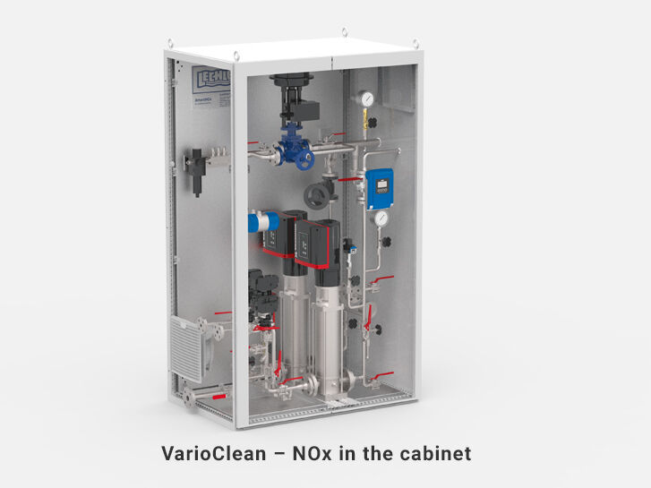 Denitrification system VarioClean – NOx in the cabinet