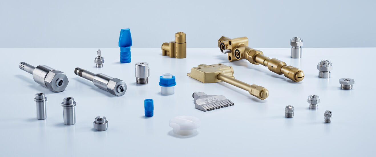 Lechler products for the steel, aluminium and non-ferrous metal industries