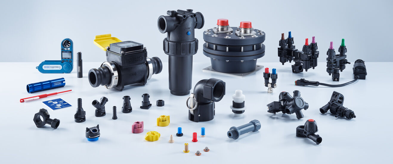 Accessories for Lechler agricultural nozzles