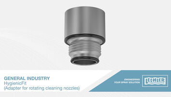 Hygienic Fit – Adapter for rotating cleaning nozzles