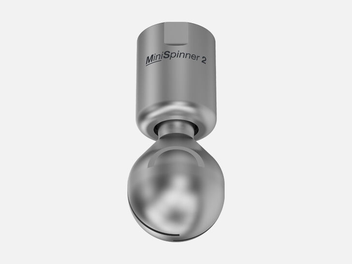 Pyörivä pesusuutin "MiniSpinner 2" kaksoiskuulalaakerikiinnitteinen