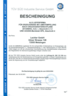 Re-marking agreement certificate (German)